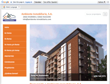 Tablet Screenshot of ambiente-inmobiliario.com